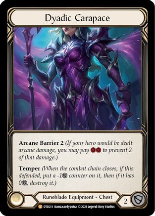 Dyadic Carapace [DTD211] (Dusk Till Dawn)  Rainbow Foil-1