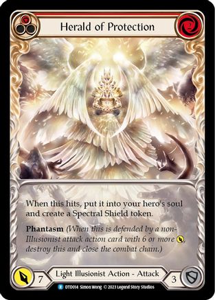 Herald of Protection (Red) [DTD014] (Dusk Till Dawn)-1