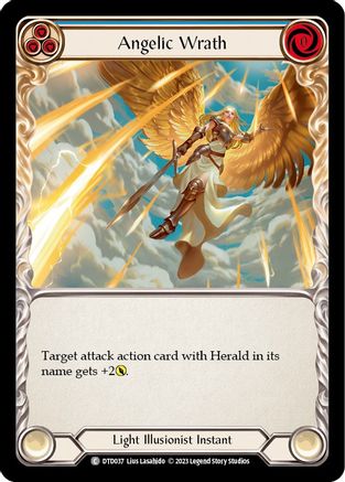 Angelic Wrath (Blue) [DTD037] (Dusk Till Dawn)  Rainbow Foil-1