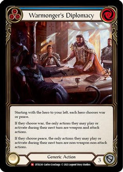 Warmonger's Diplomacy [DTD230] (Dusk Till Dawn)  Rainbow Foil-1