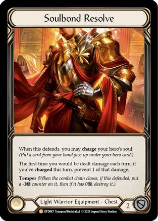 Soulbond Resolve [DTD047] (Dusk Till Dawn)  Cold Foil-3