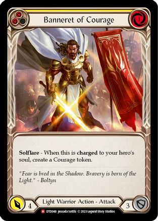 Banneret of Courage [DTD048] (Dusk Till Dawn)  Rainbow Foil-1