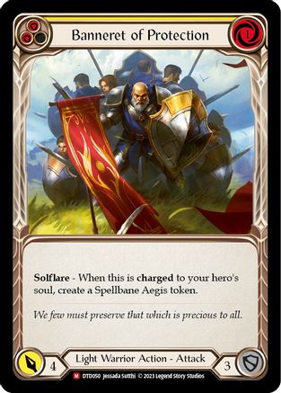 Banneret of Protection [DTD050] (Dusk Till Dawn)  Rainbow Foil-3