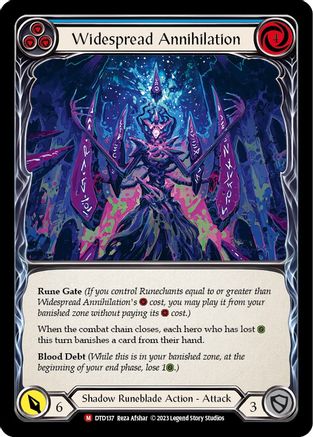 Widespread Annihilation [DTD137] (Dusk Till Dawn)  Rainbow Foil