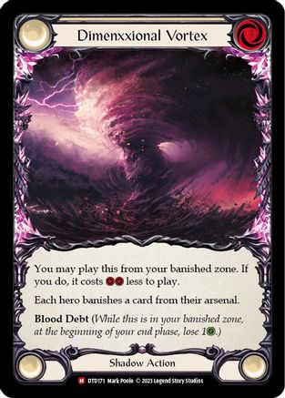 Dimenxxional Vortex [DTD171] (Dusk Till Dawn)  Rainbow Foil-1