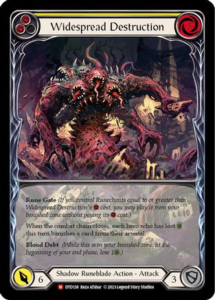 Widespread Destruction (Extended Art) [DTD138] (Dusk Till Dawn)  Rainbow Foil-1