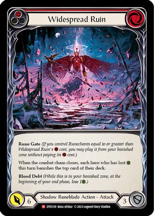 Widespread Ruin [DTD139] (Dusk Till Dawn)  Rainbow Foil-1