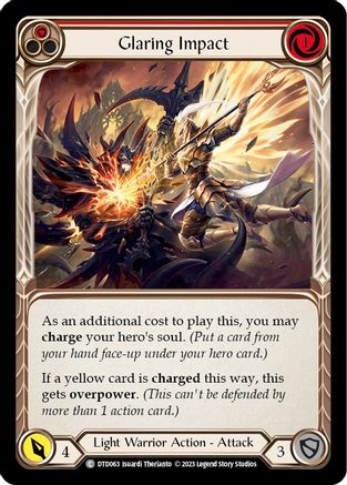 Glaring Impact (Red) [DTD063] (Dusk Till Dawn)  Rainbow Foil-1