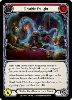 Deathly Delight (Red) [DTD143] (Dusk Till Dawn)  Rainbow Foil-1