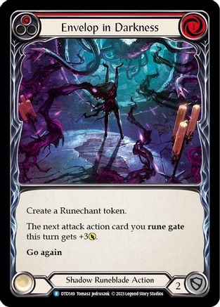 Envelop in Darkness (Red) [DTD149] (Dusk Till Dawn)  Rainbow Foil-1