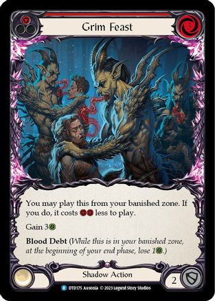 Grim Feast (Red) [DTD175] (Dusk Till Dawn)  Rainbow Foil-3