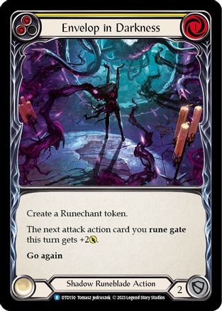 Envelop in Darkness (Yellow) [DTD150] (Dusk Till Dawn)  Rainbow Foil-1