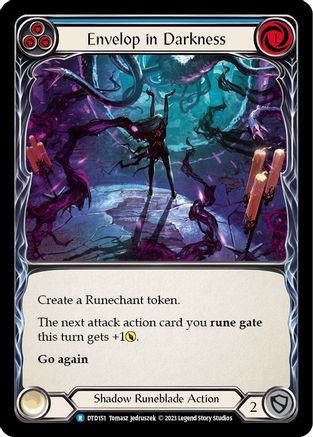 Envelop in Darkness (Blue) [DTD151] (Dusk Till Dawn)  Rainbow Foil-3