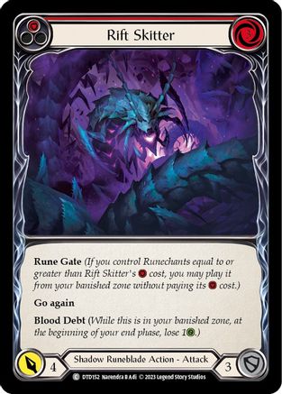 Rift Skitter (Red) [DTD152] (Dusk Till Dawn)-1