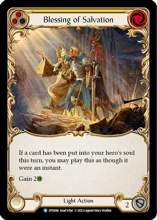 Blessing of Salvation (Yellow) [DTD086] (Dusk Till Dawn)-1