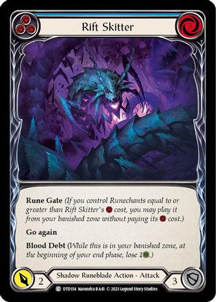 Rift Skitter (Blue) [DTD154] (Dusk Till Dawn)-1