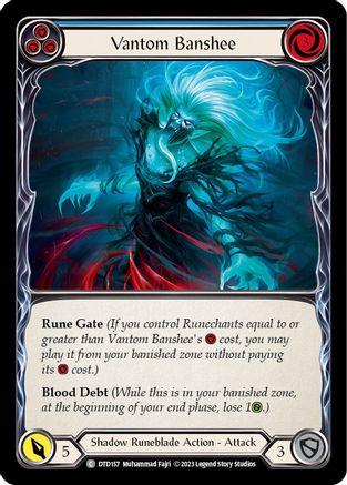 Vantom Banshee (Blue) [DTD157] (Dusk Till Dawn)  Rainbow Foil-1