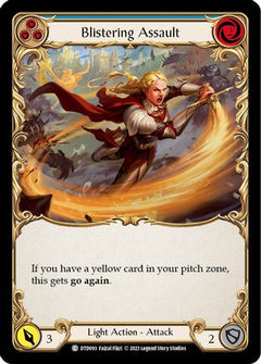 Blistering Assault (Blue) [DTD093] (Dusk Till Dawn)  Rainbow Foil-1