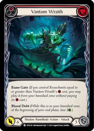 Vantom Wraith (Red) [DTD158] (Dusk Till Dawn)  Rainbow Foil-1