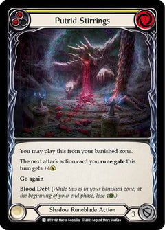 Putrid Stirrings (Yellow) [DTD162] (Dusk Till Dawn)  Rainbow Foil-1