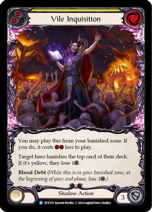 Vile Inquisition (Yellow) [DTD179] (Dusk Till Dawn)-1