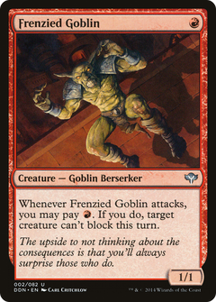 Frenzied Goblin [Duel Decks: Speed vs. Cunning]-1