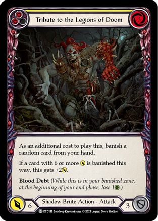 Tribute to the Legions of Doom (Yellow) [DTD131] (Dusk Till Dawn)-1