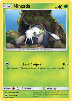 Nincada (29/214) [Sun & Moon: Lost Thunder]-1