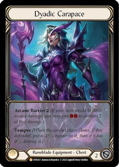 Dyadic Carapace (Extended Art) [DTD211] (Dusk Till Dawn)  Cold Foil-1
