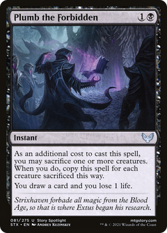 Plumb the Forbidden [Strixhaven: School of Mages]-1