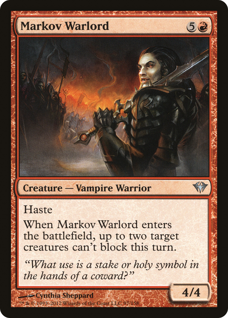 Markov Warlord [Dark Ascension]-1