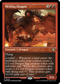 Nesting Dragon (Foil Etched) [Commander Masters]-1