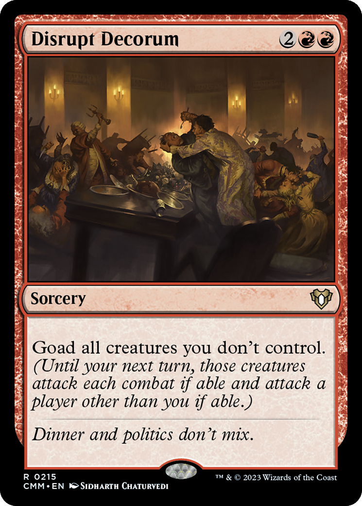 Disrupt Decorum [Commander Masters]-1