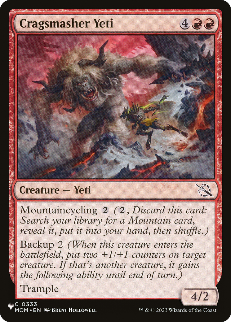 Cragsmasher Yeti [The List]-1