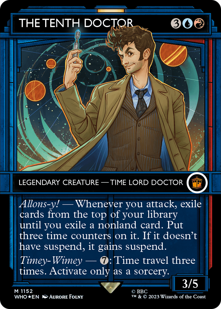 The Tenth Doctor (Showcase) (Surge Foil) [Doctor Who]-1