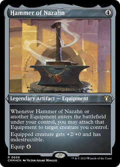 Hammer of Nazahn (Foil Etched) [Commander Masters]-1