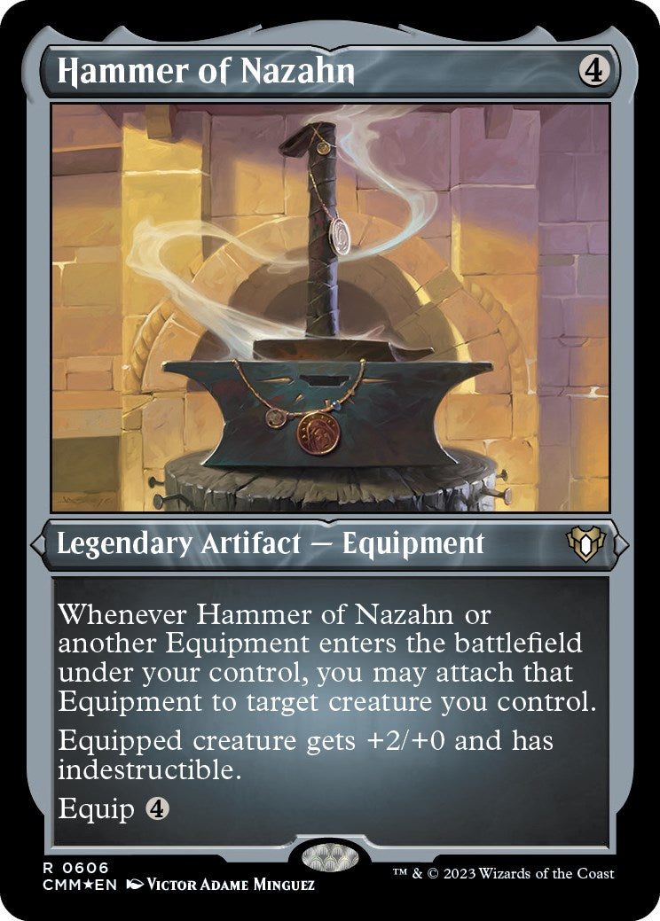 Hammer of Nazahn (Foil Etched) [Commander Masters]-1