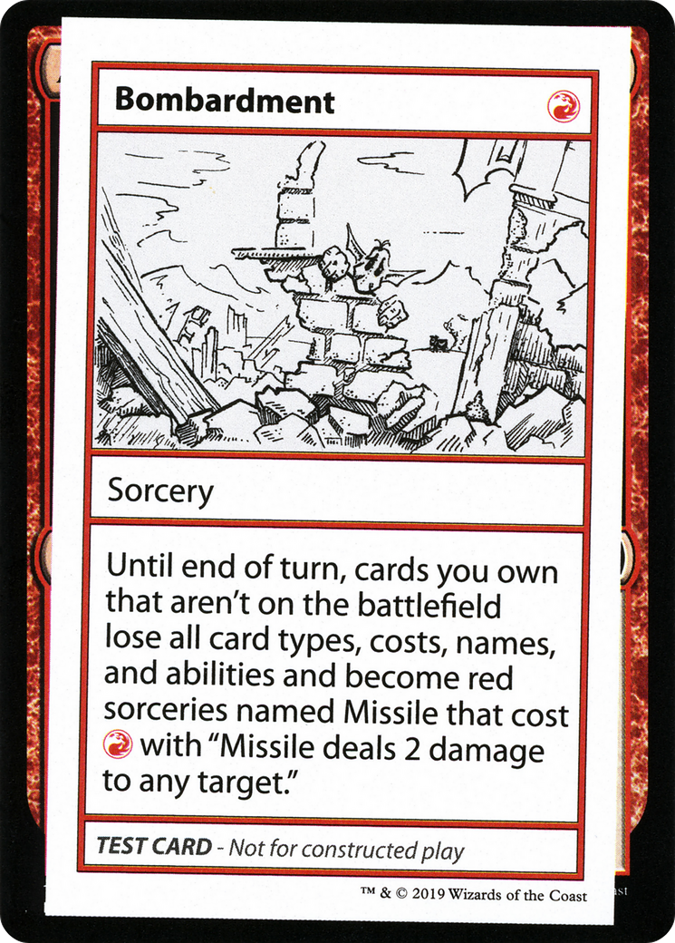 Bombardment (2021 Edition) [Mystery Booster Playtest Cards]-1