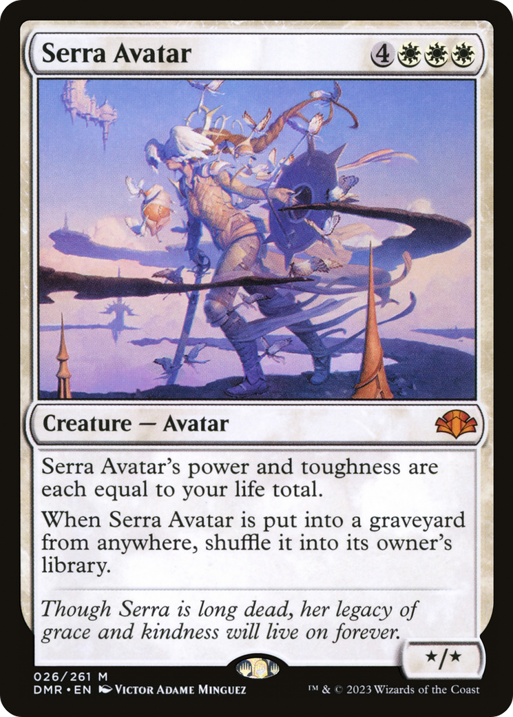 Serra Avatar [Dominaria Remastered]-1