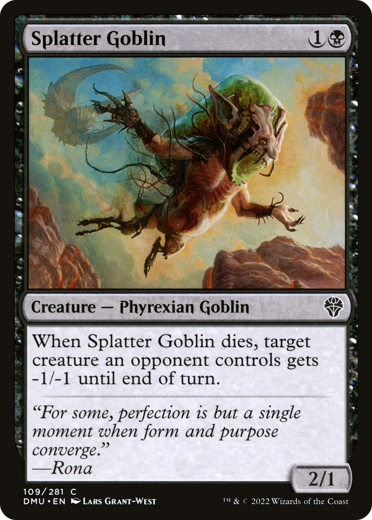 Splatter Goblin [Dominaria United]-1