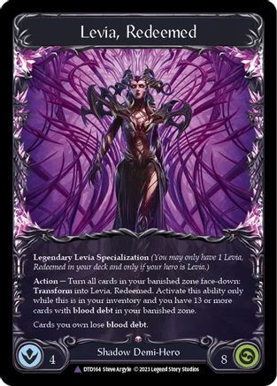 Levia, Redeemed // Blasmophet, Levia Consumed (Marvel) [DTD164] (Dusk Till Dawn)  Cold Foil-3