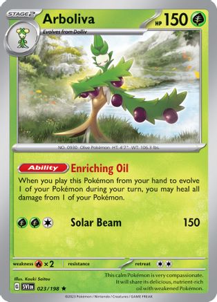 Arboliva (023/198) (Line Holo) [Scarlet & Violet: Base Set]-1