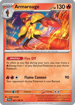 Armarouge (041/198) (Line Holo) [Scarlet & Violet: Base Set]-1