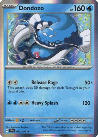 Dondozo (061/198) (Line Holo) [Scarlet & Violet: Base Set]-1