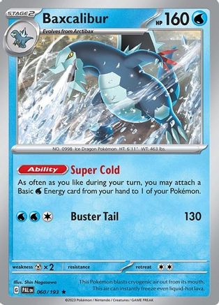 Baxcalibur (060/193) (Theme Deck Exclusive) [Scarlet & Violet: Paldea Evolved]-1