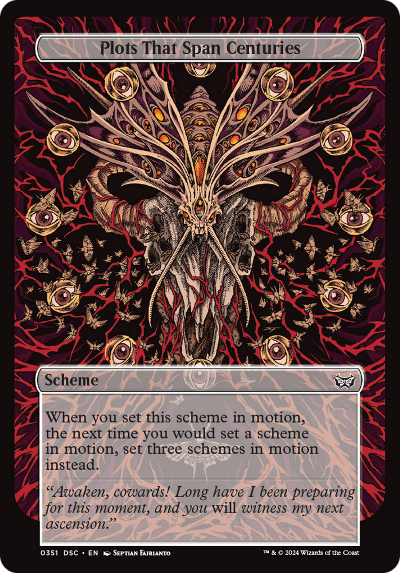 Plots That Span Centuries (Full Art) [Duskmourn: Archenemy]-1