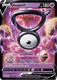 Unown V (SWSH300) [Sword & Shield: Black Star Promos]-1