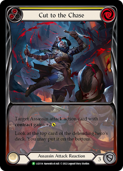 Cut to the Chase (Yellow) [LGS114] (Promo)  Rainbow Foil-1