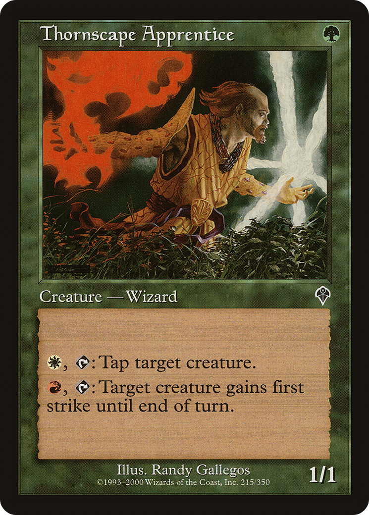 Thornscape Apprentice [Invasion]-1
