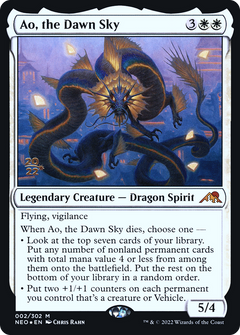 Ao, the Dawn Sky [Kamigawa: Neon Dynasty Prerelease Promos]-1